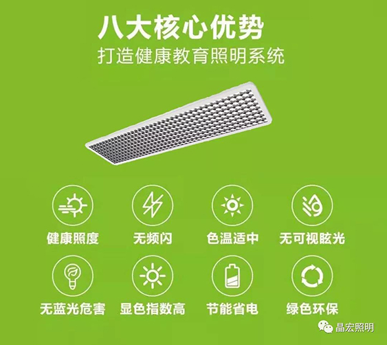 LED教室灯核心优势